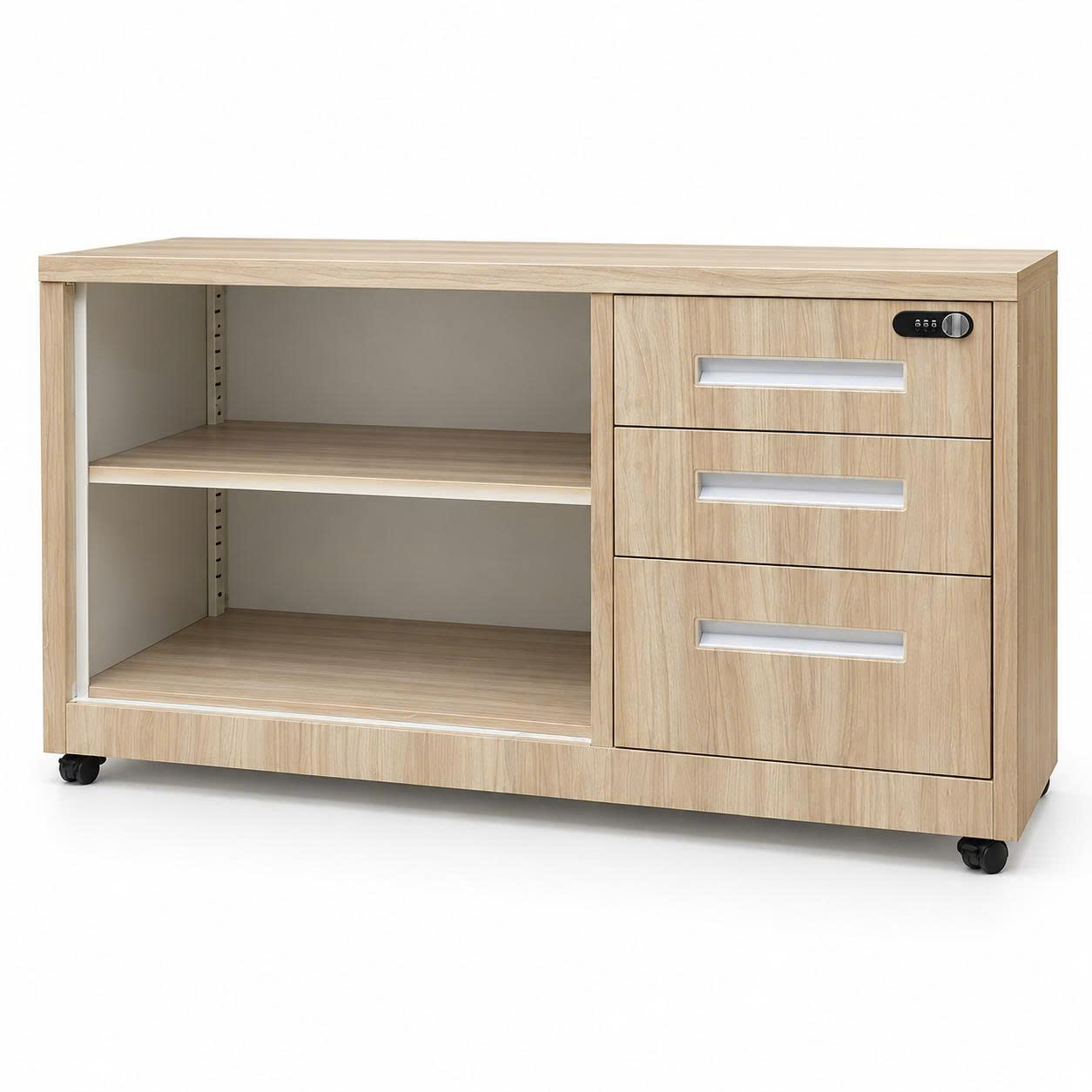 Tủ phụ 3 ngăn kéo khóa cơ PH-TP3N Phú Hưng Cabinet
