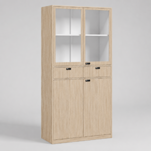 Tủ sắt 4 cánh 2 ngăn kéo khóa số PH-4CK2NS-S Phú Hưng Cabinet