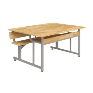 Mặt gỗ tự nhiên phủ sơn trong suốt bảo vệ bàn BBT101CG