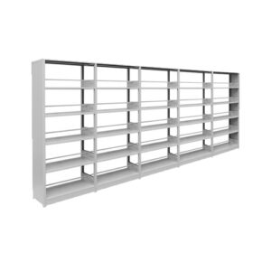 Giá sắt thư viện 2 mặt 5 khoang The One GS5K5B Phú Hưng Cabinet