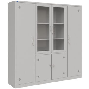 Tủ hồ sơ sắt 4 buồng cánh kính The One TU09K8CK Phú Hưng Cabinet