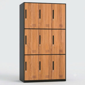 Tủ locker 9 cánh khóa cơ PH-9CS Phú Hưng Cabinet