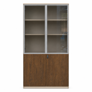 Tủ sắt 2 cánh kính 2 khoang khóa số PH-2CKS-S Phú Hưng Cabinet