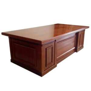 Bàn lãnh đạo gỗ Veneer cao cấp thiết kế bề thế PH.BLĐ-18