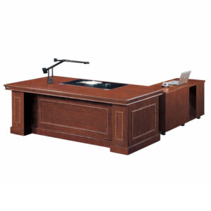 Bàn lãnh đạo sơn PU màu nâu đỏ quyền lực PH.BLĐ-22