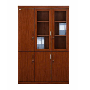 Tủ tài liệu lãnh đạo gỗ Veneer 3 buồng sang trọng PH.TLĐ-02