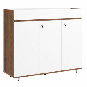 Tủ tài liệu văn phòng dáng thấp có khay để cây PH.TNV-01