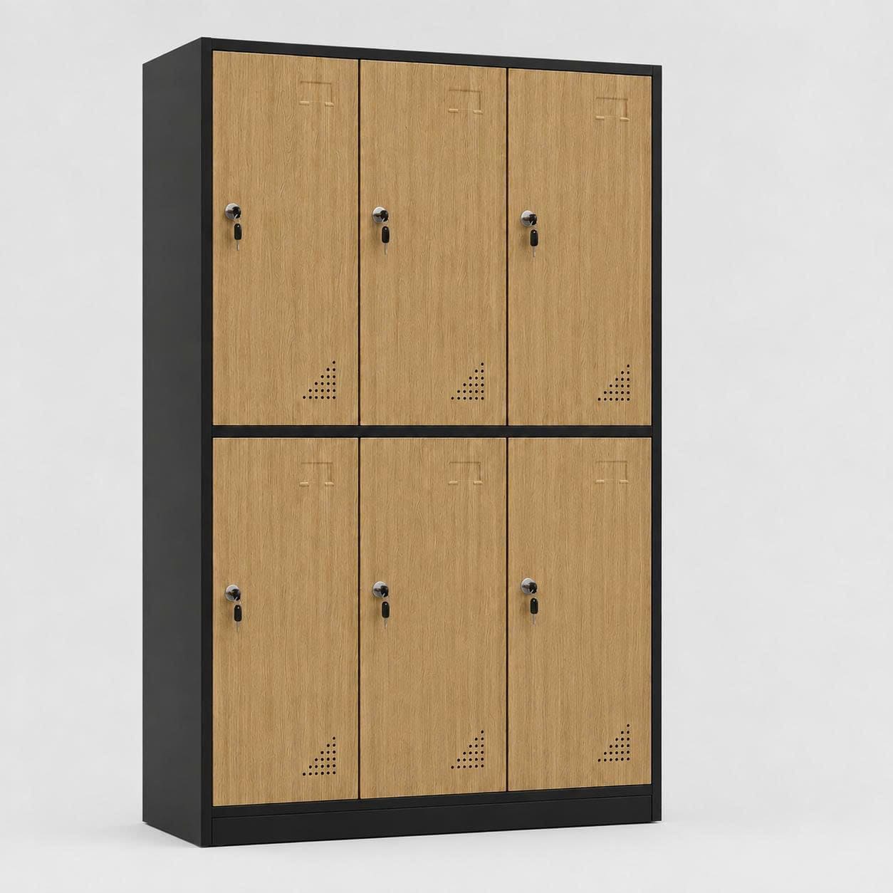 Tủ Sắt Vân Gỗ Locker 9 Cánh Cao Cấp PH-9C – Phú Hưng Cabinet - Ảnh 7