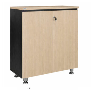 Tủ hồ sơ tài liệu gỗ Hòa Phát cao cấp LUX1960-3B2 Khoang trên tủ thiết kế nửa kín nửa hở tiện lợi cho việc trưng bày