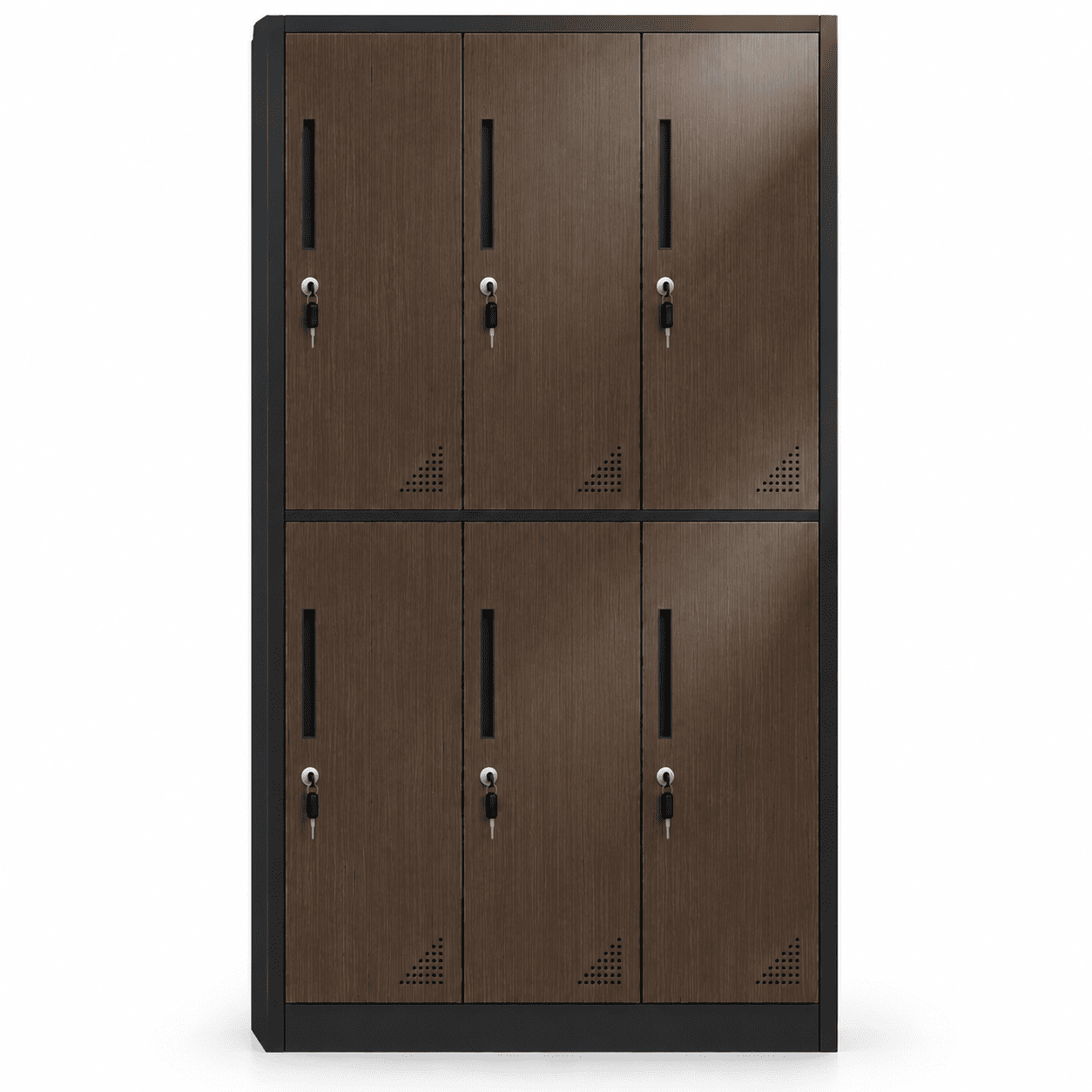 Tủ Sắt Vân Gỗ Locker 6 Cánh Cao Cấp PH-6C – Phú Hưng Cabinet - Ảnh 6