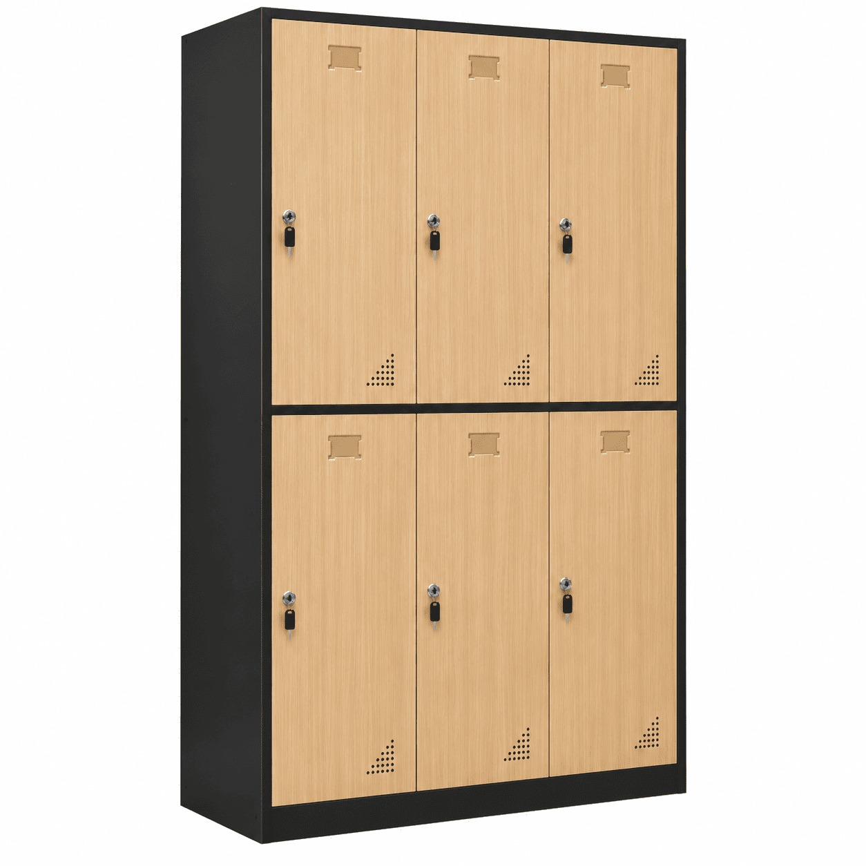 Tủ Sắt Vân Gỗ Locker 6 Cánh Cao Cấp PH-6C – Phú Hưng Cabinet - Ảnh 5