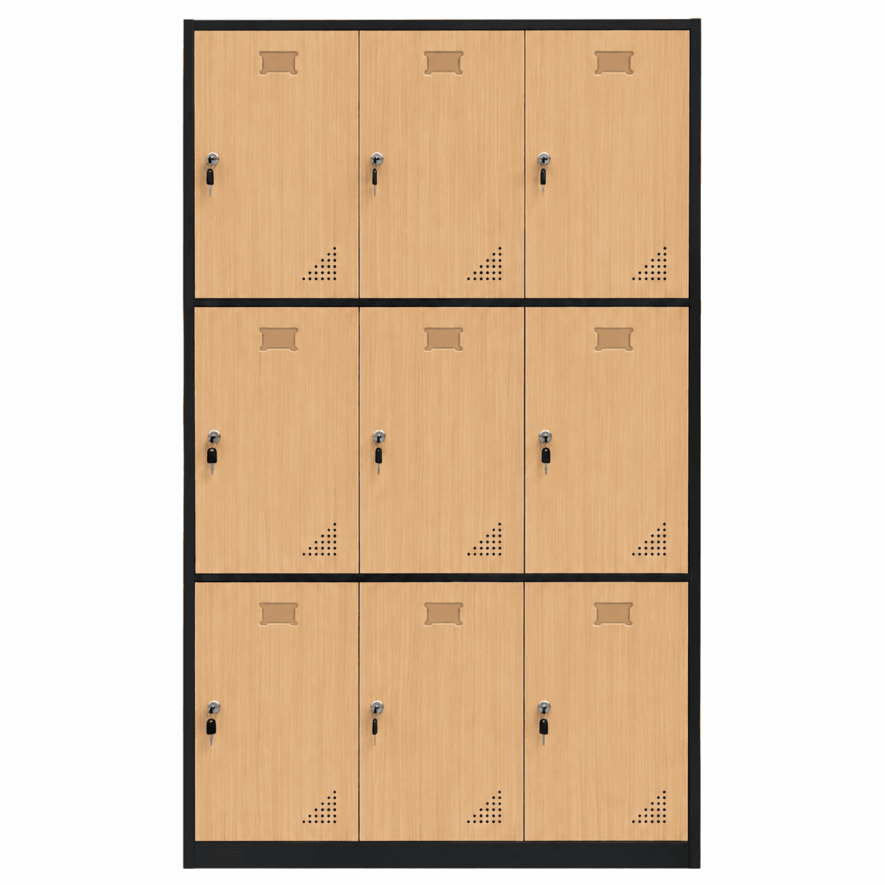 Tủ Sắt Vân Gỗ Locker 9 Cánh Cao Cấp PH-9C – Phú Hưng Cabinet - Ảnh 9