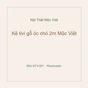 Kệ tivi gỗ óc chó 2m Mộc Việt